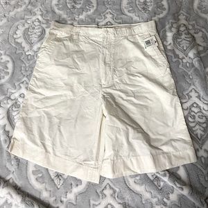 Cream White Nautica Mens Shorts, Size 34